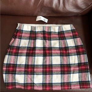 Abercrombie & Fitch Plaid Mini Skirt
